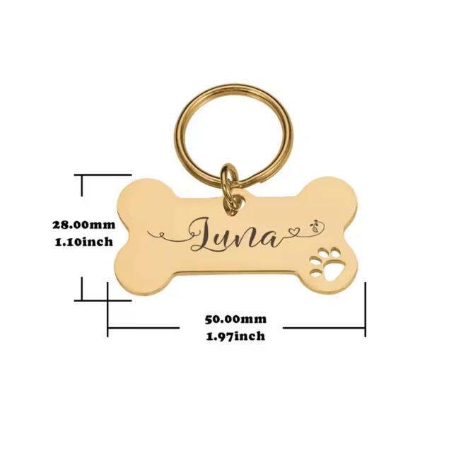 CUSTOM DOG/CAT COLLAR TAG