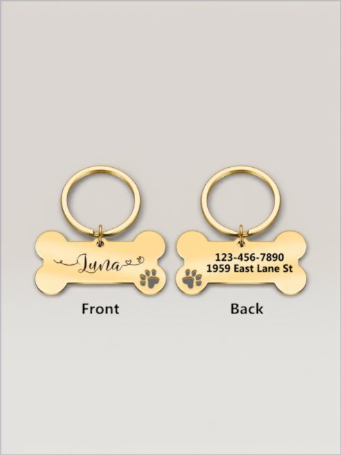 CUSTOM DOG/CAT COLLAR TAG