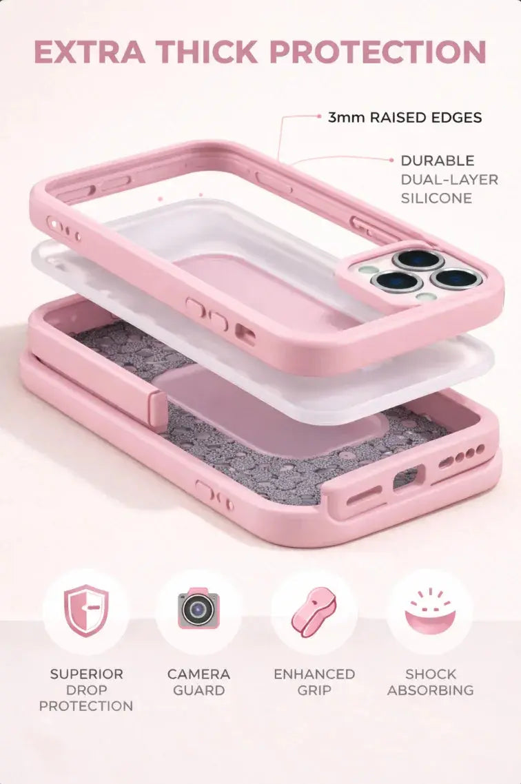 THICK SILICONE PHONE CASE - MSGSTUDIO